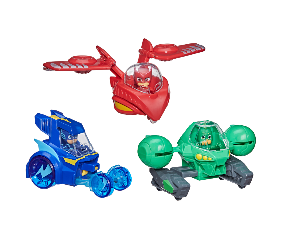 Hasbro PJ MASKS transporto priemonių rinkinys 3in1 Combiner Jet, F21195L0