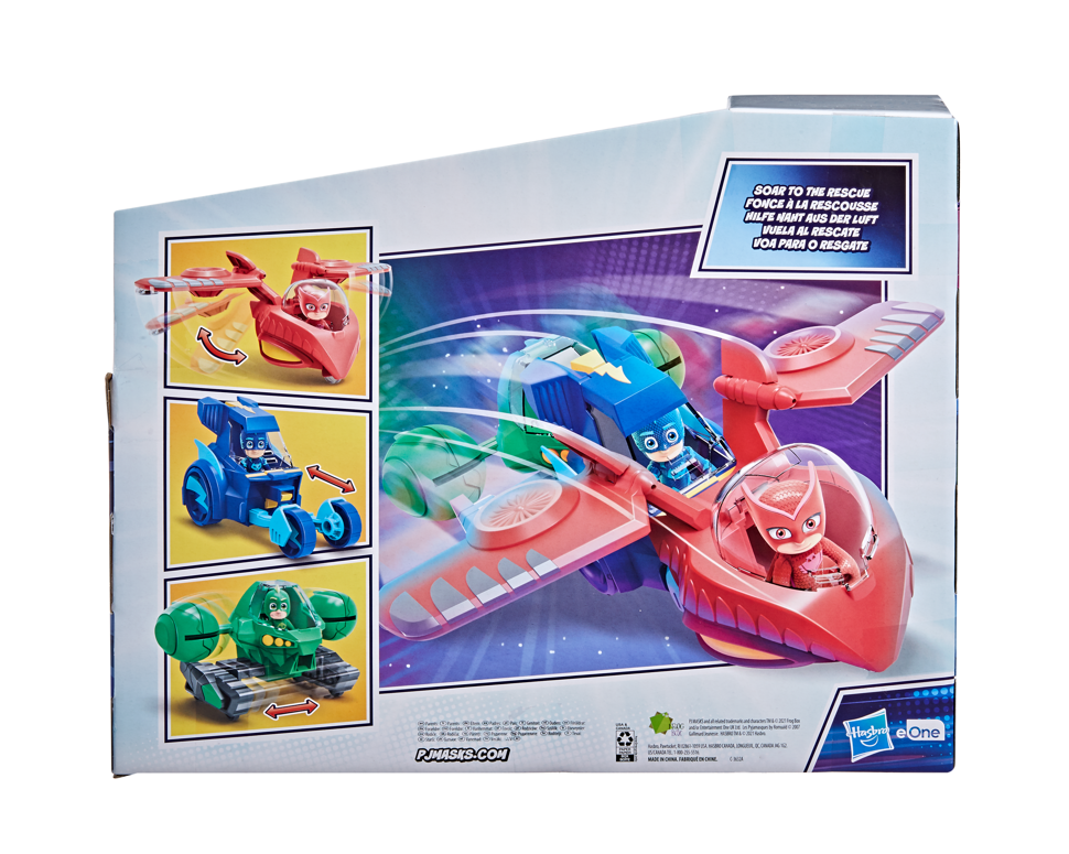 Hasbro PJ MASKS transporto priemonių rinkinys 3in1 Combiner Jet, F21195L0