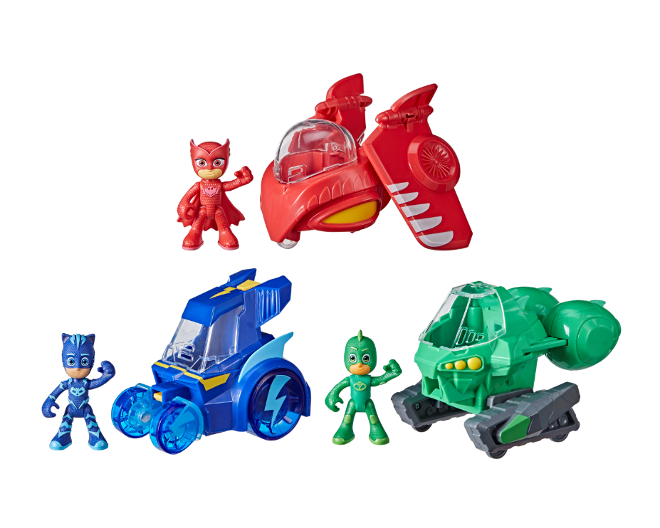 Hasbro PJ MASKS transporto priemonių rinkinys 3in1 Combiner Jet, F21195L0