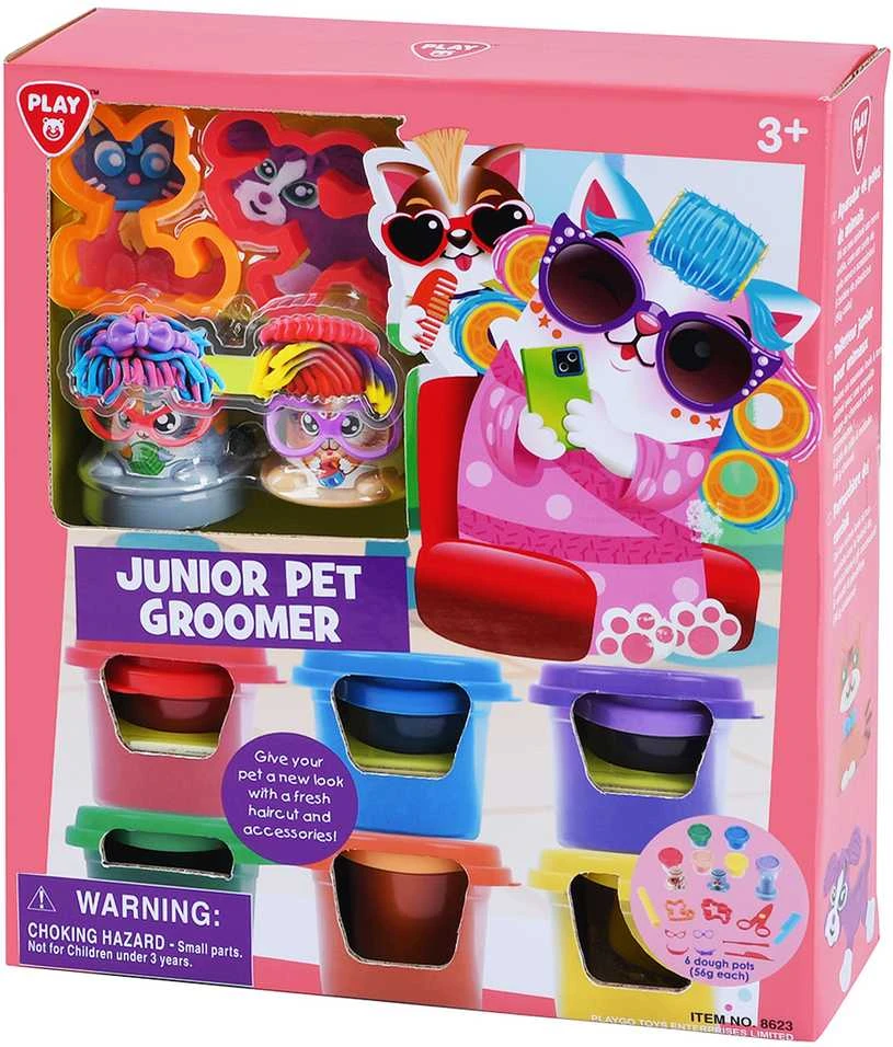 PLAYGO DOUGH jaunesniojo kirpėjo rinkinys, 8623