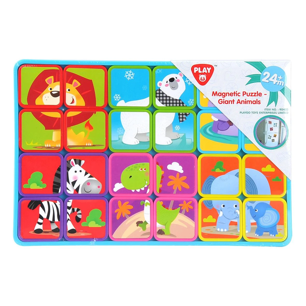 PLAYGO INFANT&TODDLER Magnetinė dėlionė 3 asort., (90363, 90383, 90403), 90343