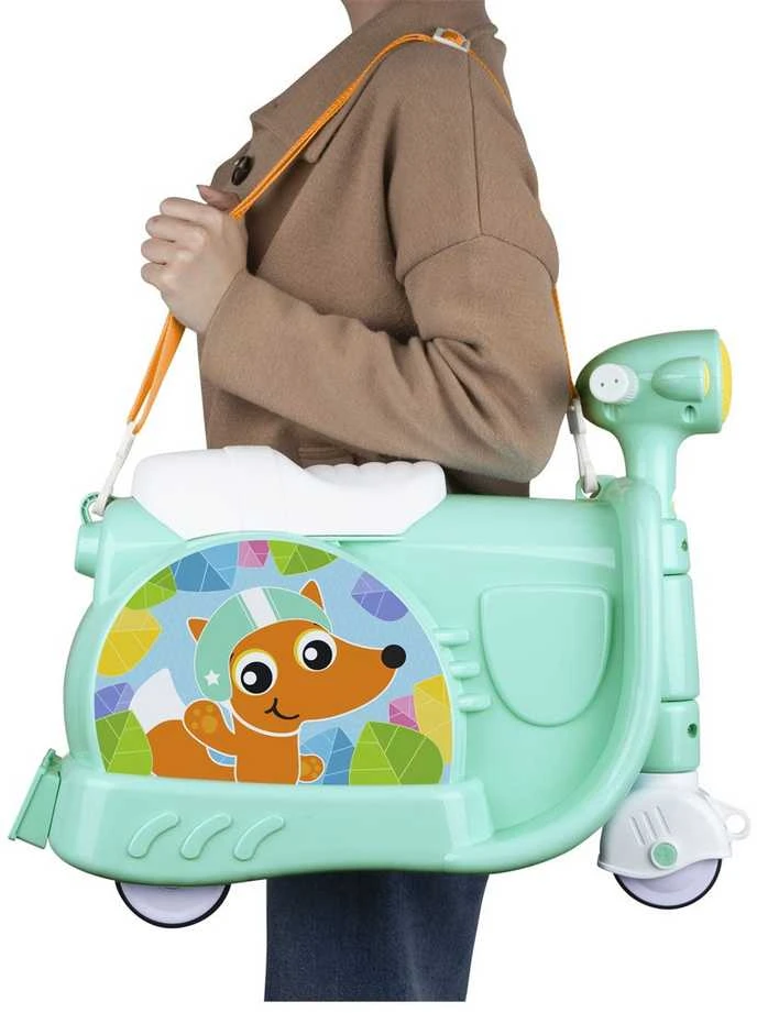 PLAYGRO kelioninis lagaminas Ride and Roll Fox, 6388394