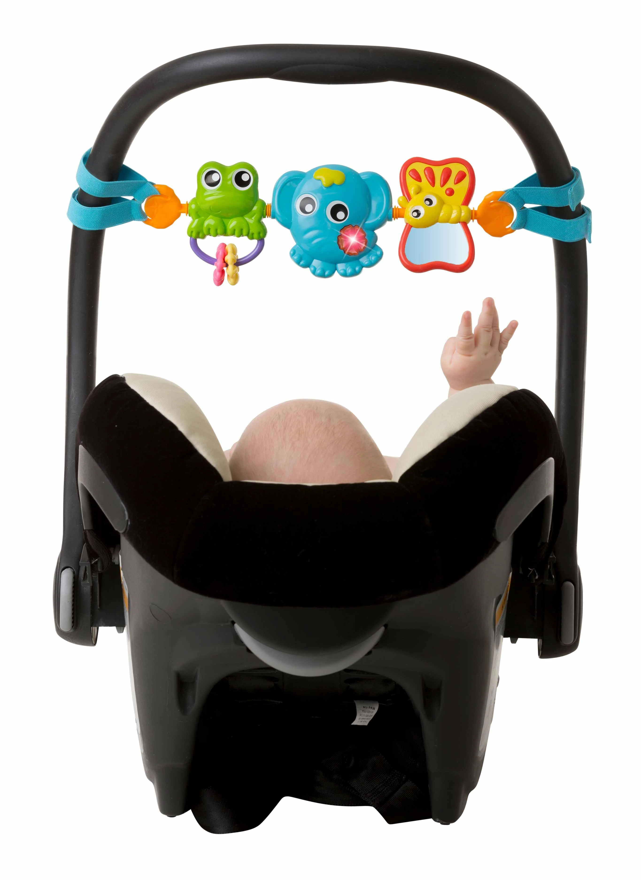 PLAYGRO muzikinis vežimėlio žaislas Travel Trio Musical, 0186984