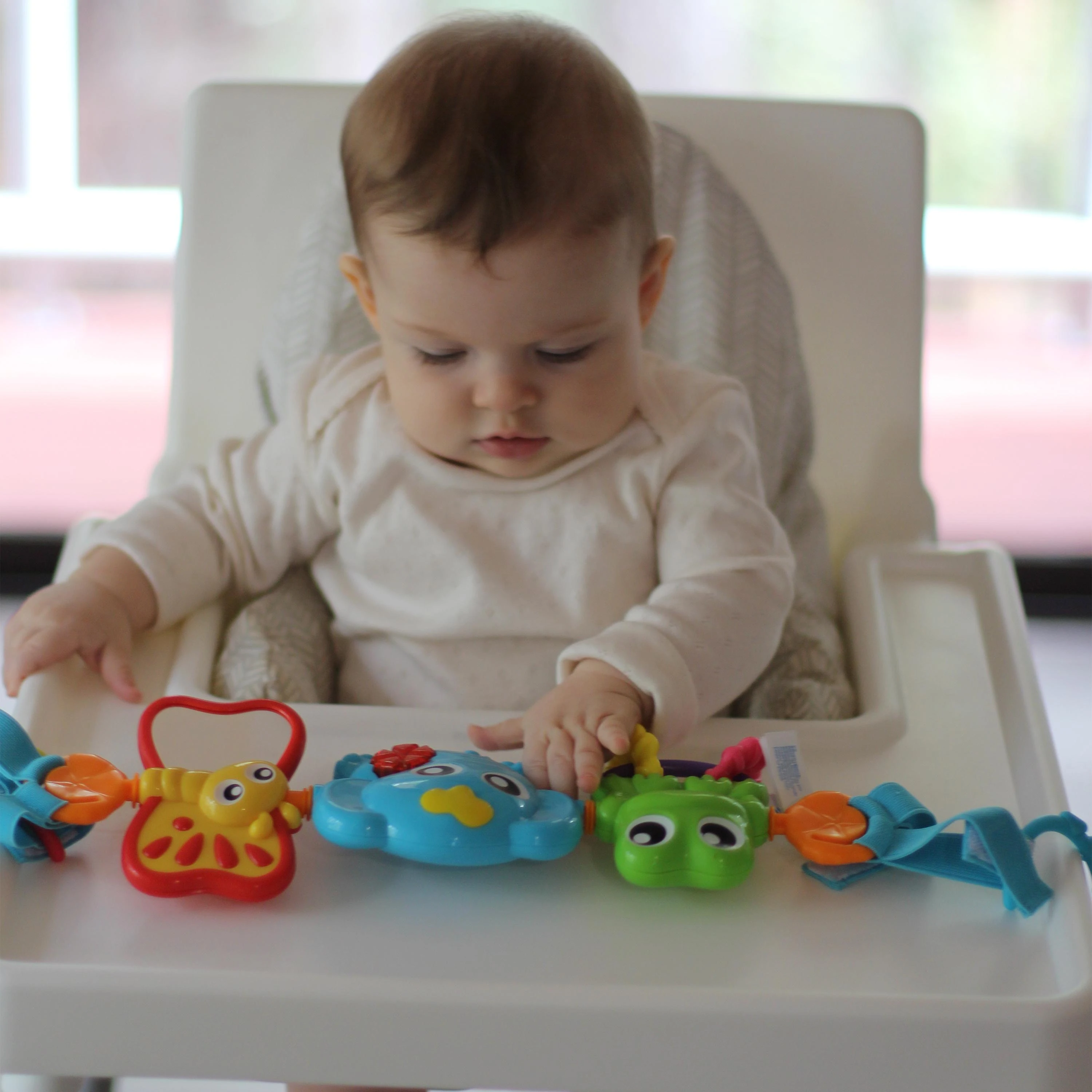 PLAYGRO muzikinis vežimėlio žaislas Travel Trio Musical, 0186984