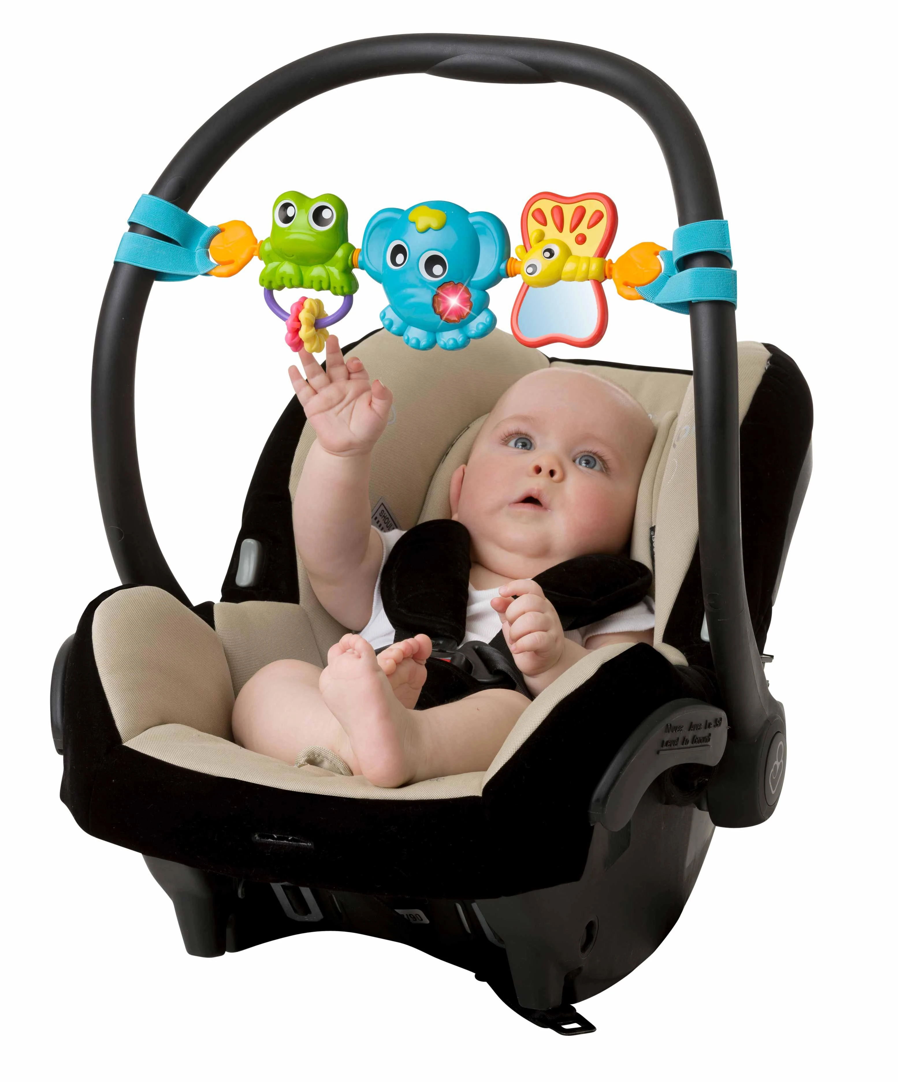 PLAYGRO muzikinis vežimėlio žaislas Travel Trio Musical, 0186984