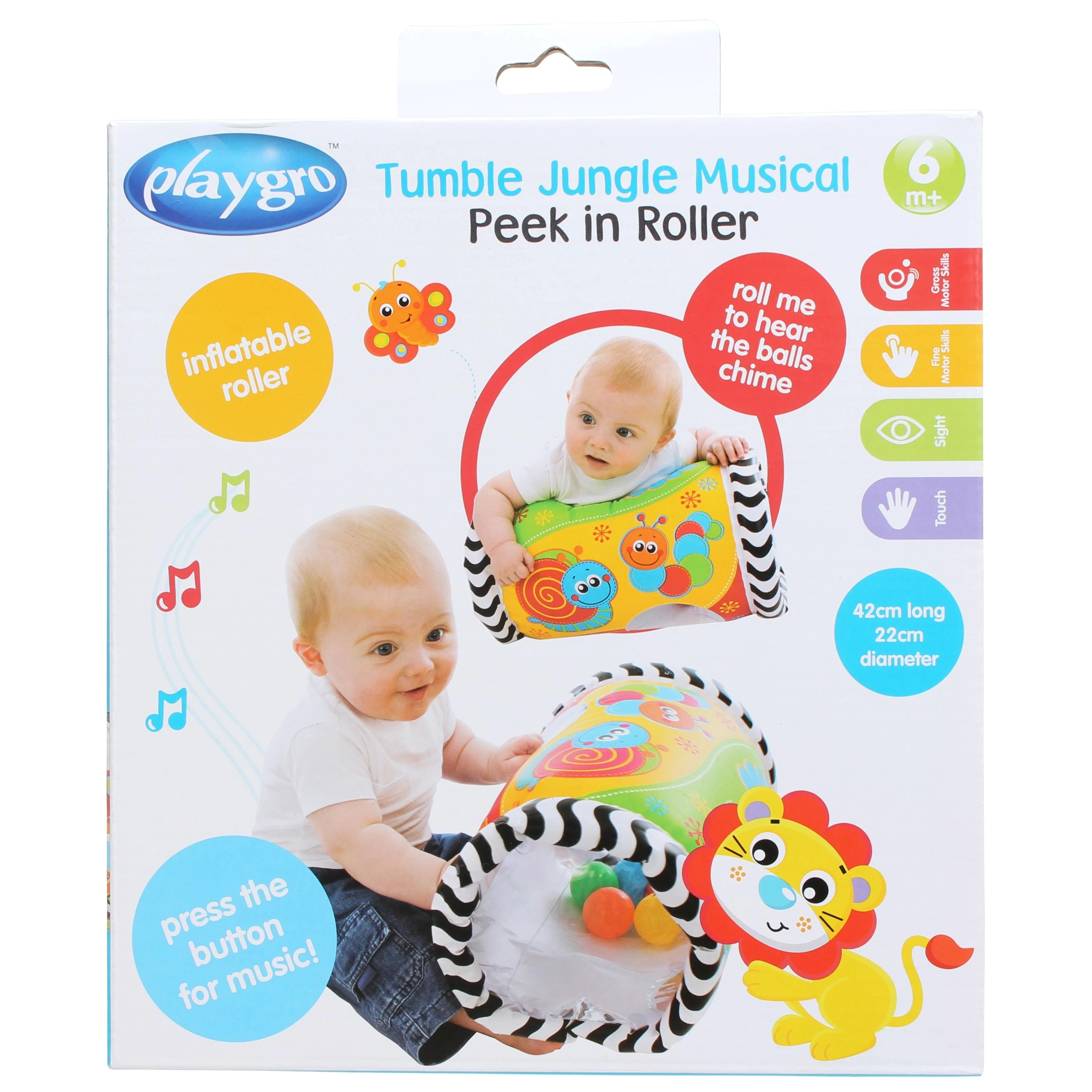 PLAYGRO muzikinis žaislas Peek in Roller, 0184970