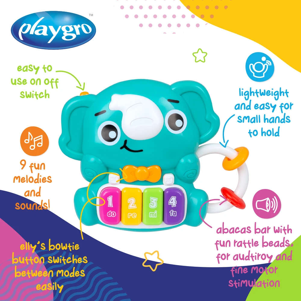 PLAYGRO muzikinis žaislas - pianinas Elly's Melody Piano, 6389067