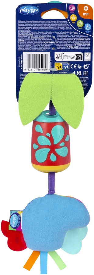 PLAYGRO pakabinamas žaislas Cheeky Chime Tamika Toucan, 0189406