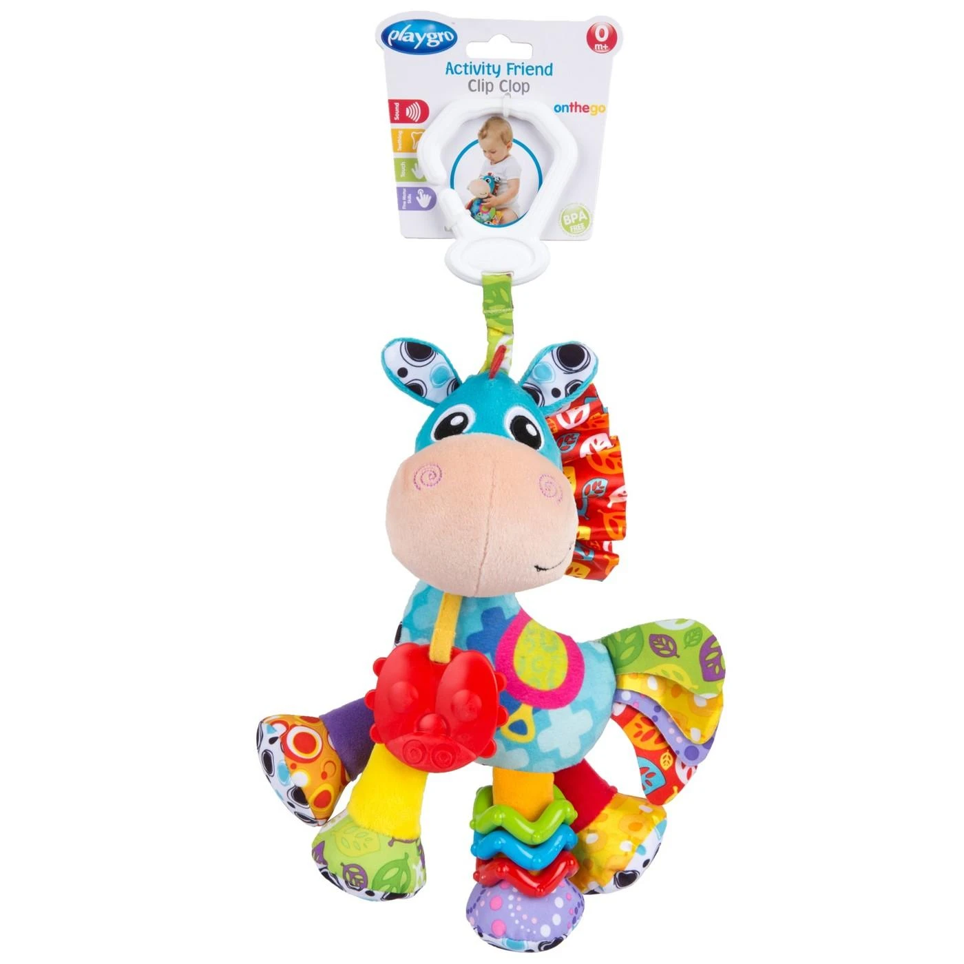 Nascita PLAYGRO pakabinamas žaislas Clip Clop, 0186980
