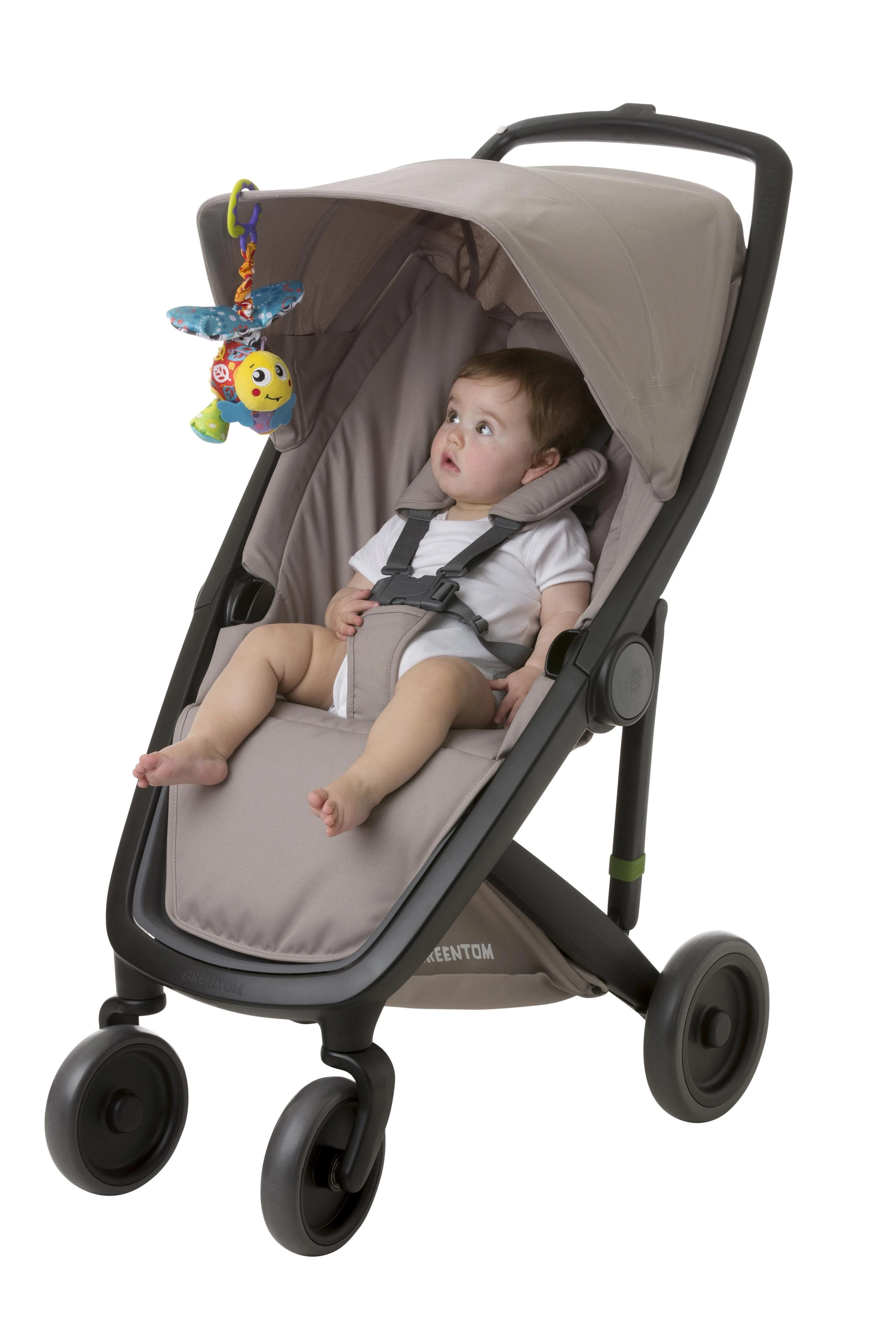 Playgro bitutė žaislas vežimėlyje