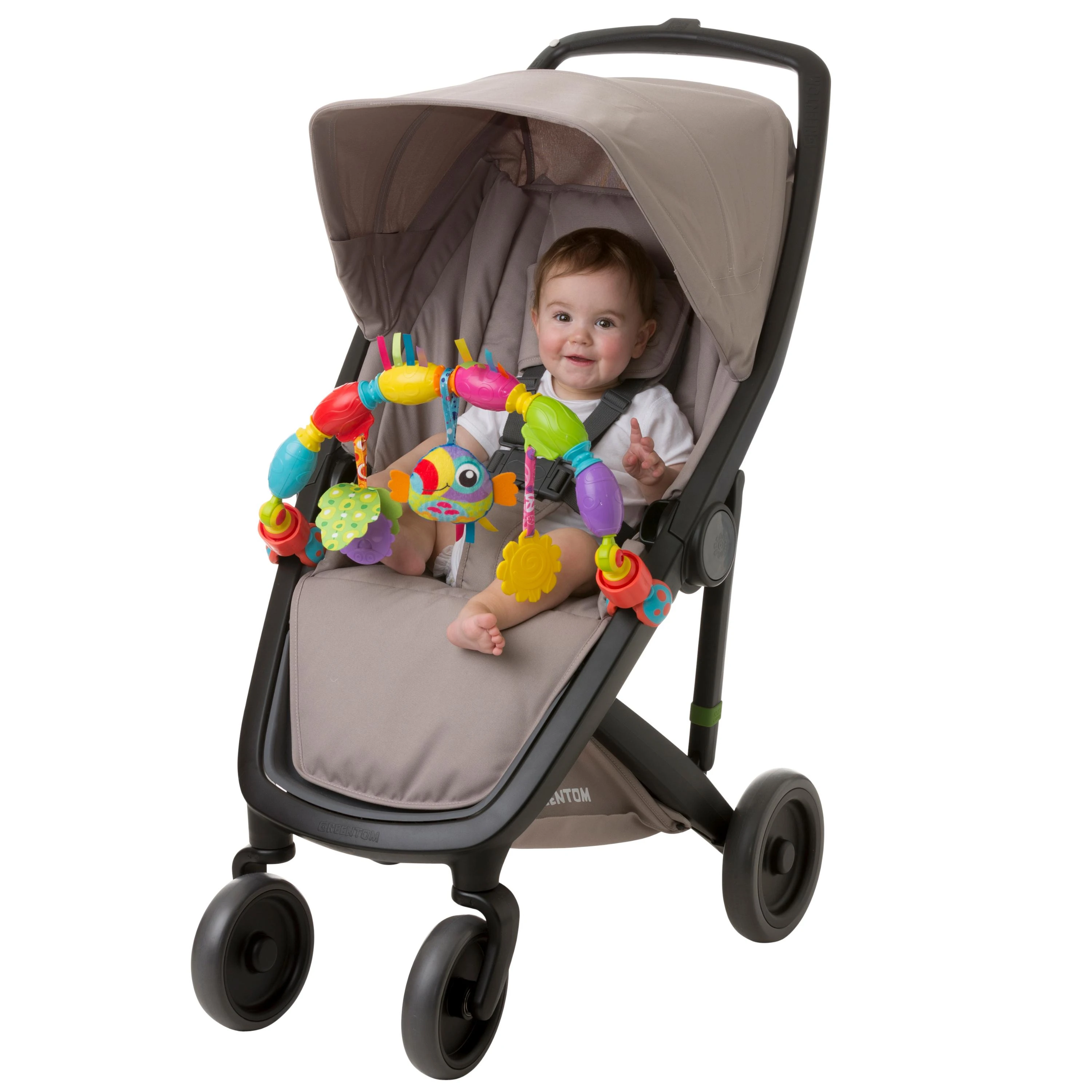 PLAYGRO vežimėlio žaislas Toucan Musical Play Arch, 0186985