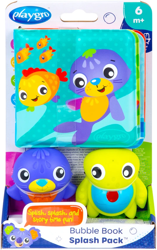 PLAYGRO vonios knygelė Bubble Book Splash, 0189089