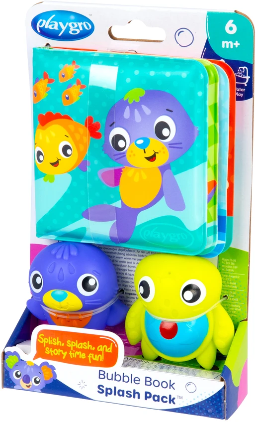 PLAYGRO vonios knygelė Bubble Book Splash, 0189089