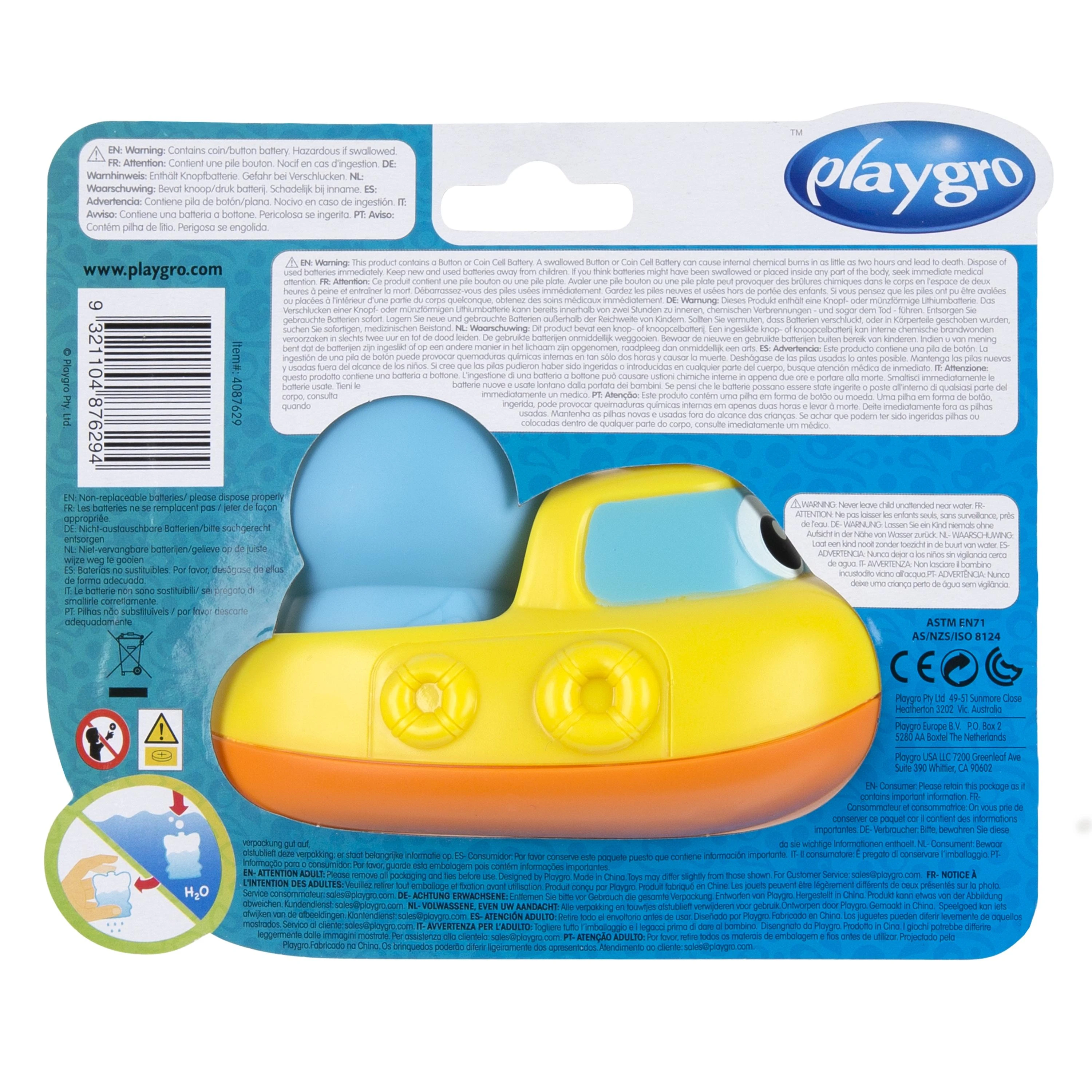 PLAYGRO vonios žaislas Rainy Raccoon's Submarine, 4087629
