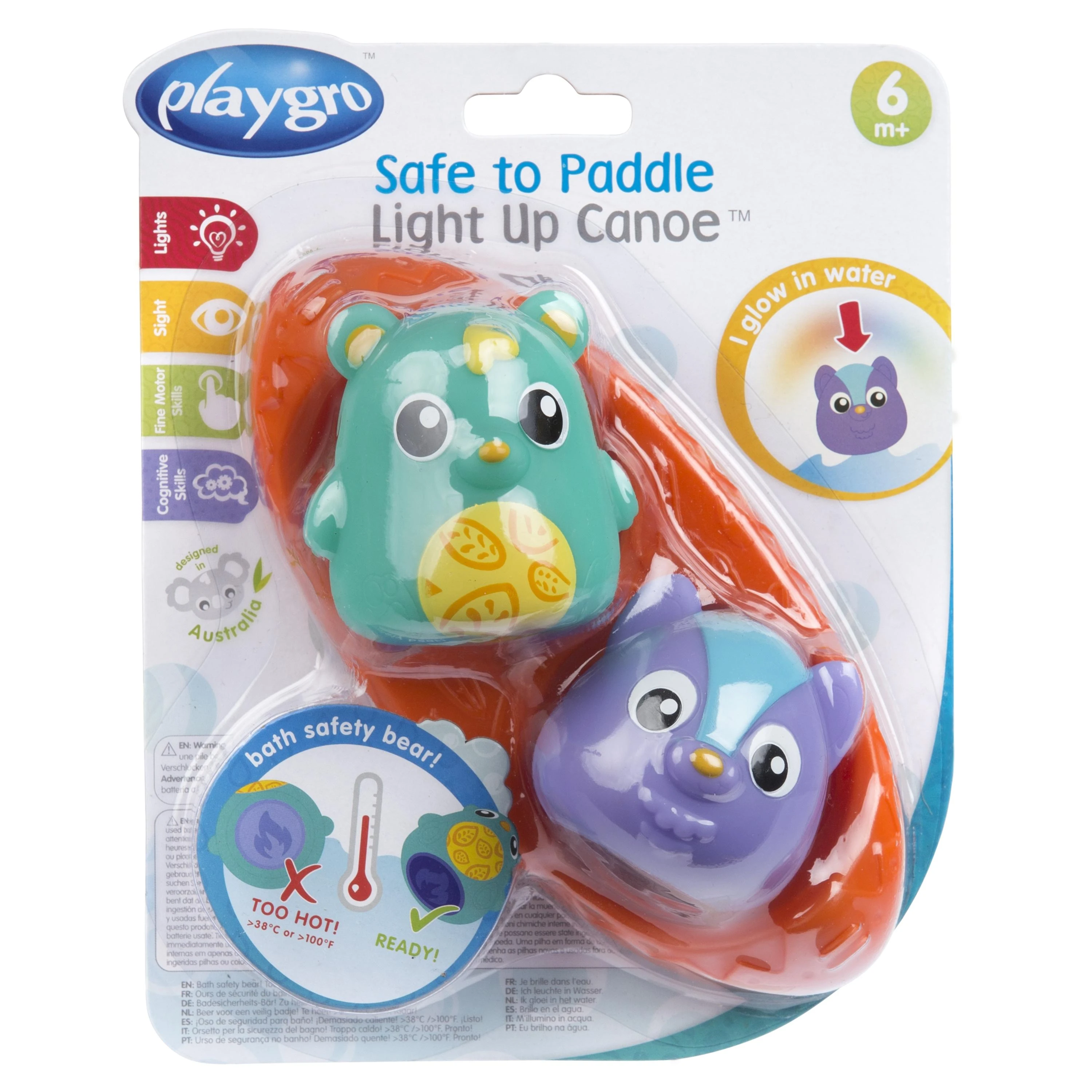 PLAYGRO žaislas Safe to Paddle Light up Canoe, 4087630