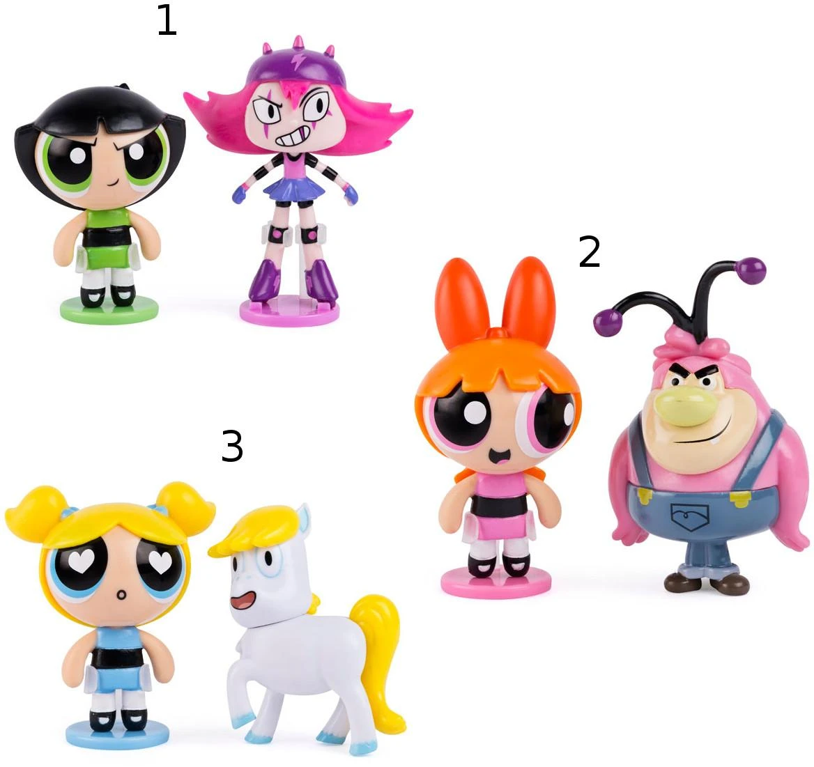 POWER PUFF GIRLS figūrėlių rinkinys Action Doll, 2vnt, 6028017