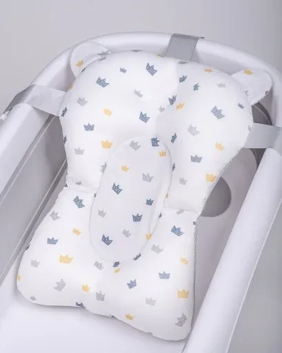 PRIMABOBO silikoninė sulankstoma vonelė, balta, CROWN, 85 cm, FT067