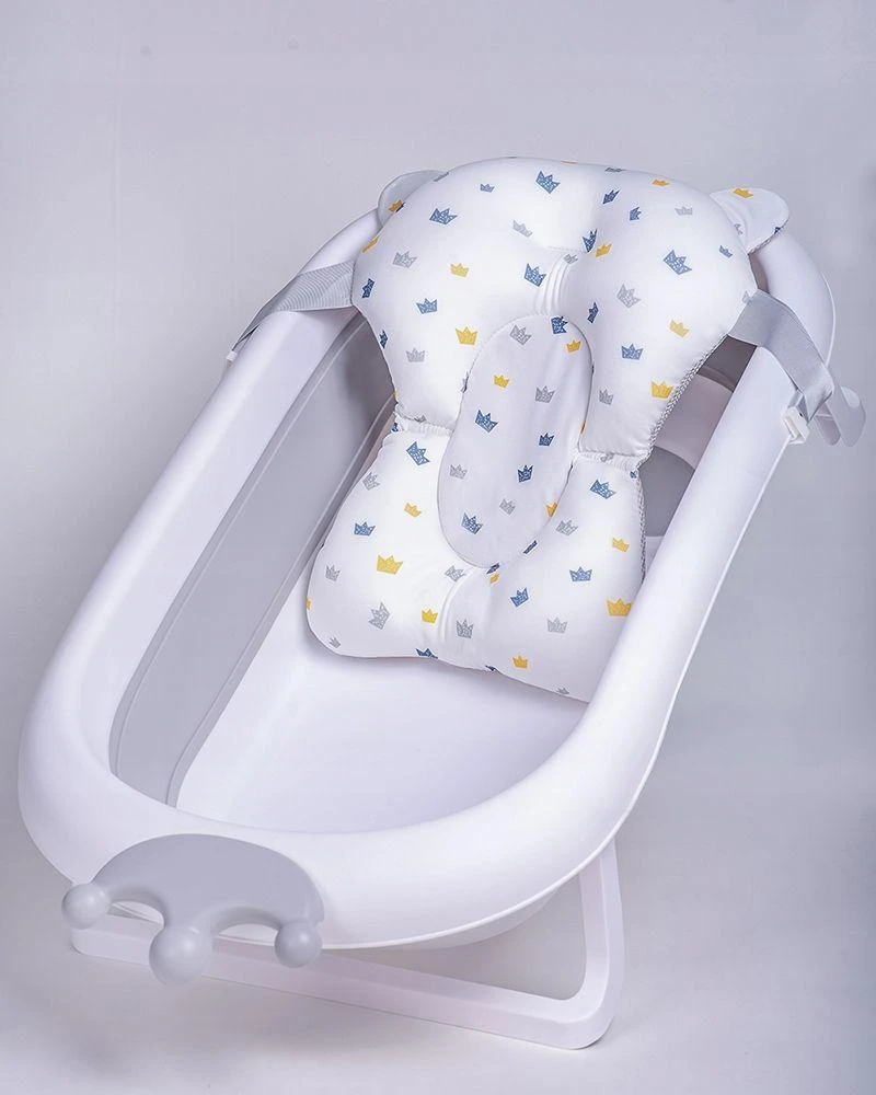 PRIMABOBO silikoninė sulankstoma vonelė, balta, CROWN, 85 cm, FT067