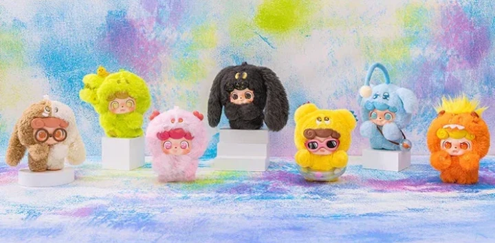 Jotoys Q.KID kolekcinė figūrėlė Emotional Hairy Monsters, JO-2025025