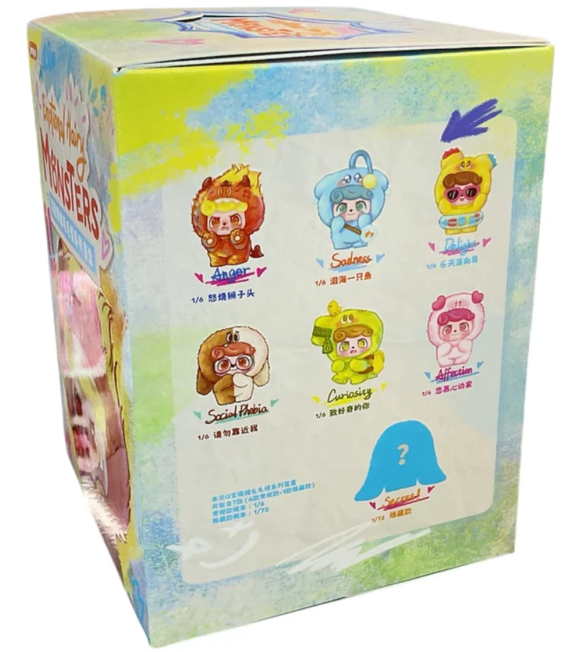 Jotoys Q.KID kolekcinė figūrėlė Emotional Hairy Monsters, JO-2025025