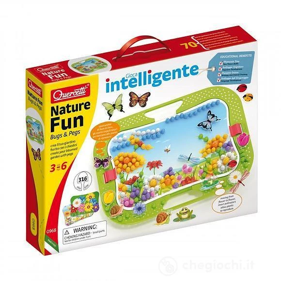 QUERCETTI rinkinys NATURE FUN BUGS & PEGS, 968