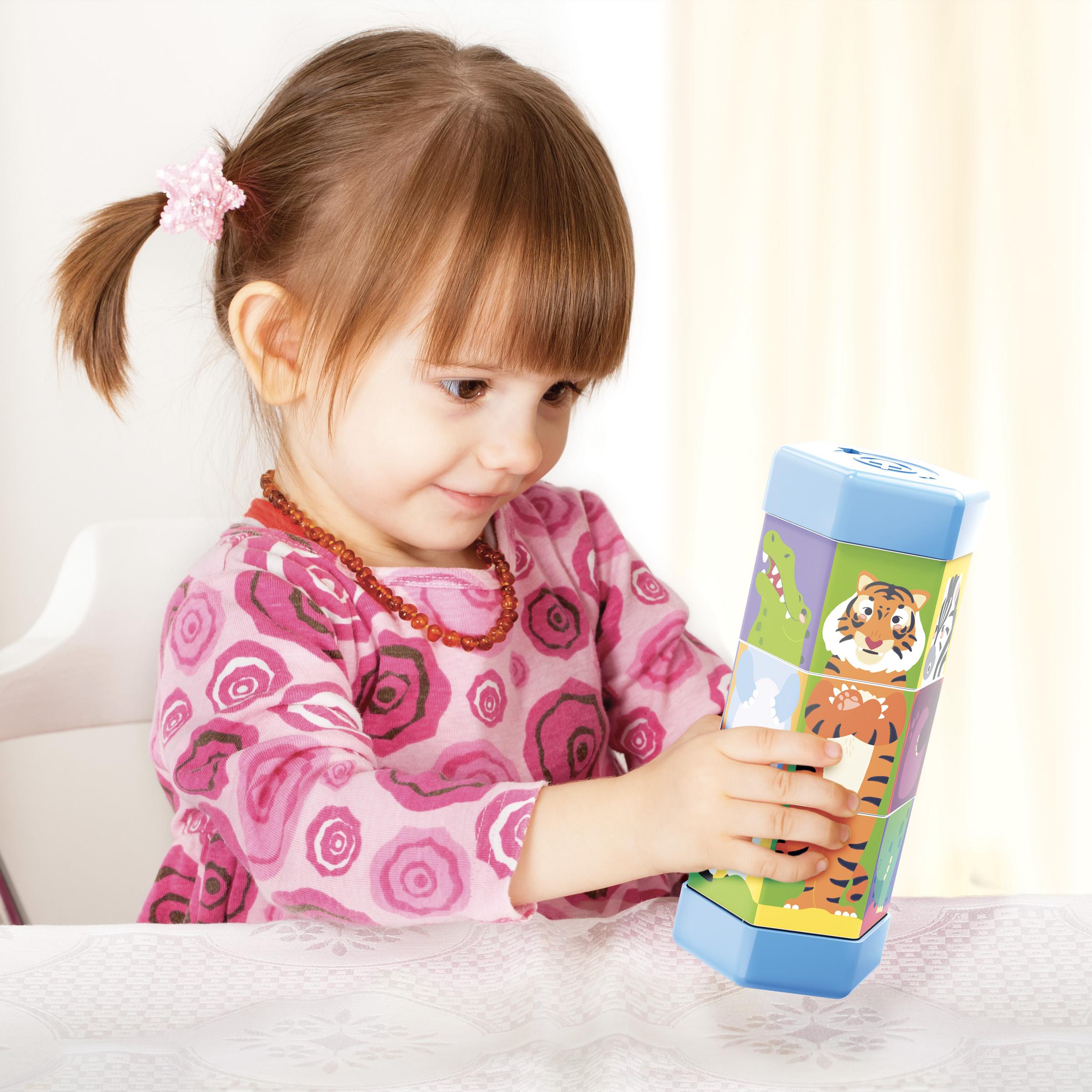 QUERCETTI sukiojama dėlionė gyvūnai Tubo Mix and Match, 2582