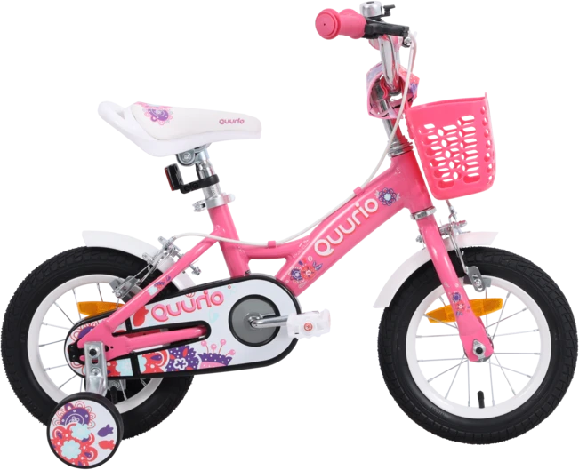 QUURIO BIKE vaikiškas dviratis, dydis 12”, rožinis, J24Y019