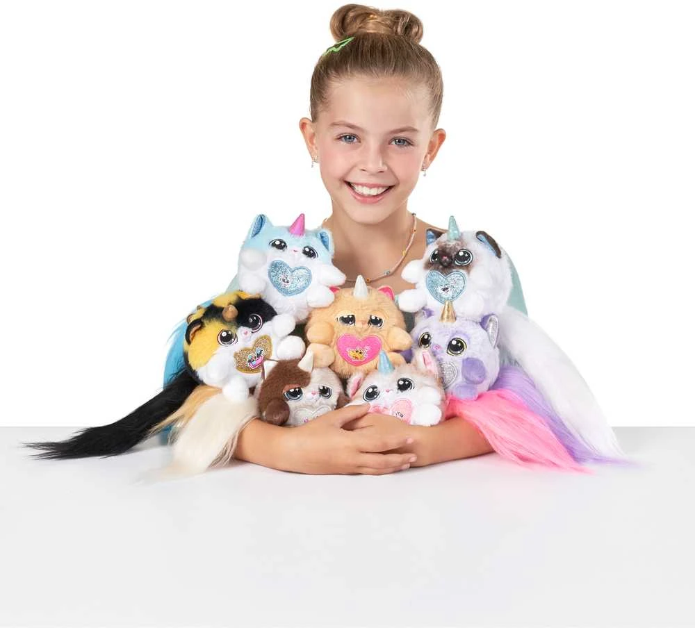 RAINBOCORNS pliušinis žaislas su aksesuarais Kittycorn Surprise, 3 serija, asort., 92104