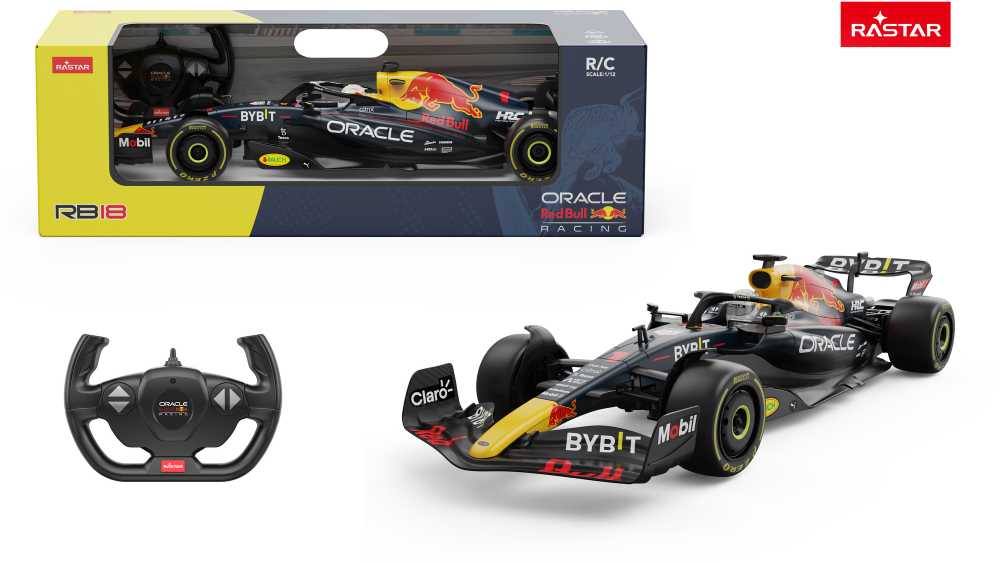 RASTAR 1:12 R/C valdomas automodelis Oracle Raudona Bull Racing RB18, 94700