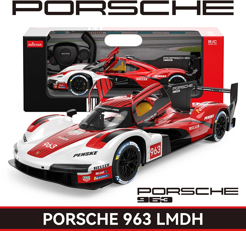 RASTAR 1:14 valdomas automodelis Porsche 963 LMDh, 10380