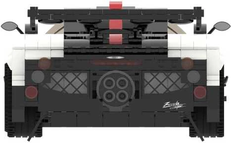 RASTAR 1:16 mastelio surenkamas automodelis Pagani Zonda Cinque Bricks, 98200