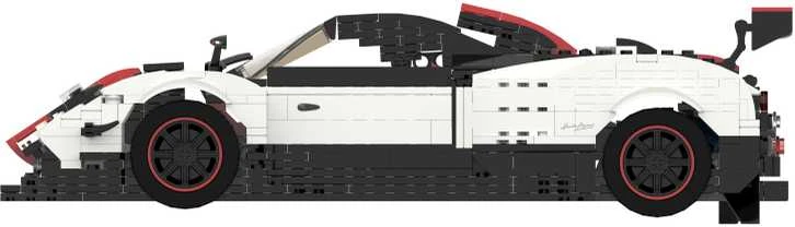 RASTAR 1:16 mastelio surenkamas automodelis Pagani Zonda Cinque Bricks, 98200
