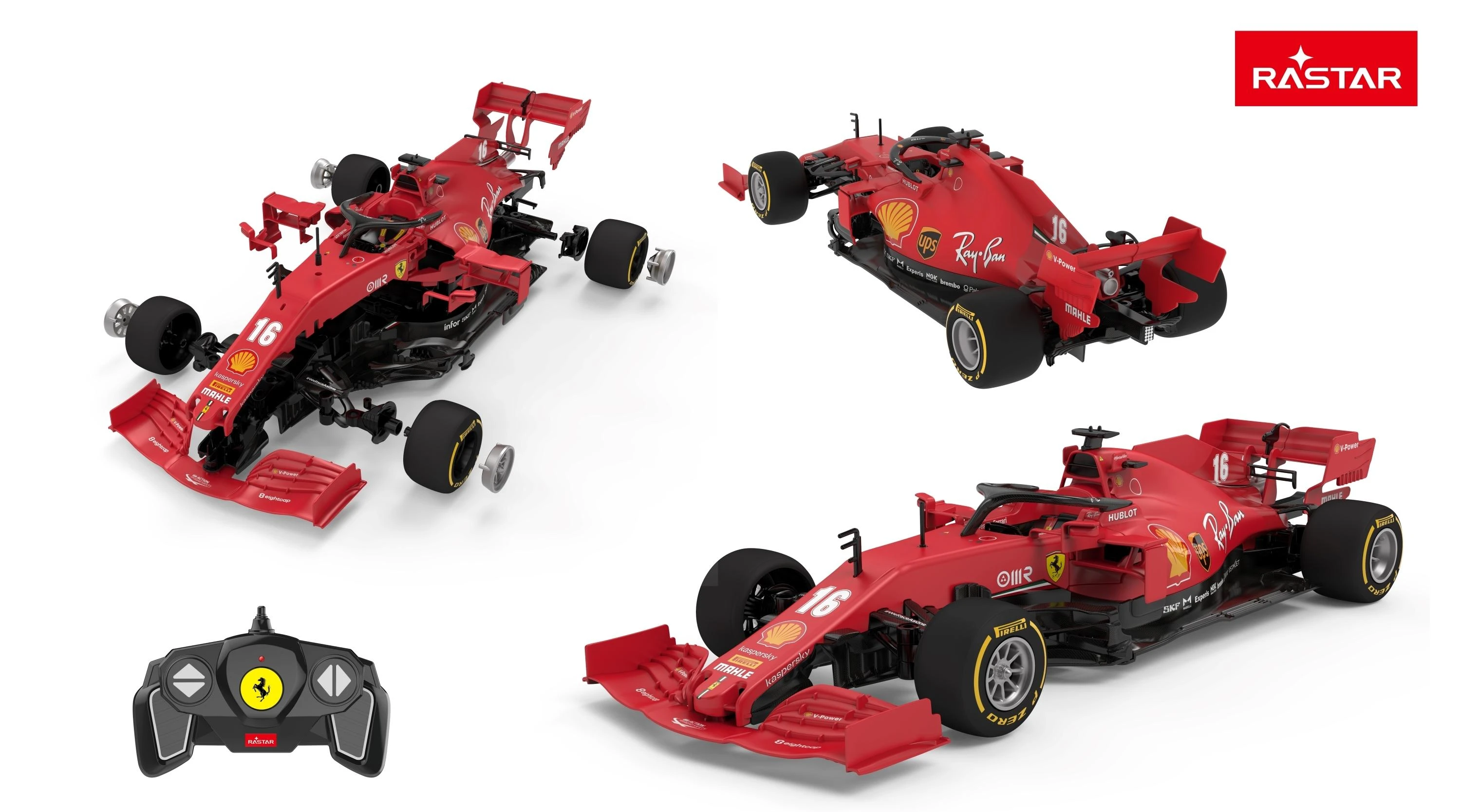 RASTAR 1:16 mastelio valdomas automodelis-konstruktorius Ferrari SF1000, 97000