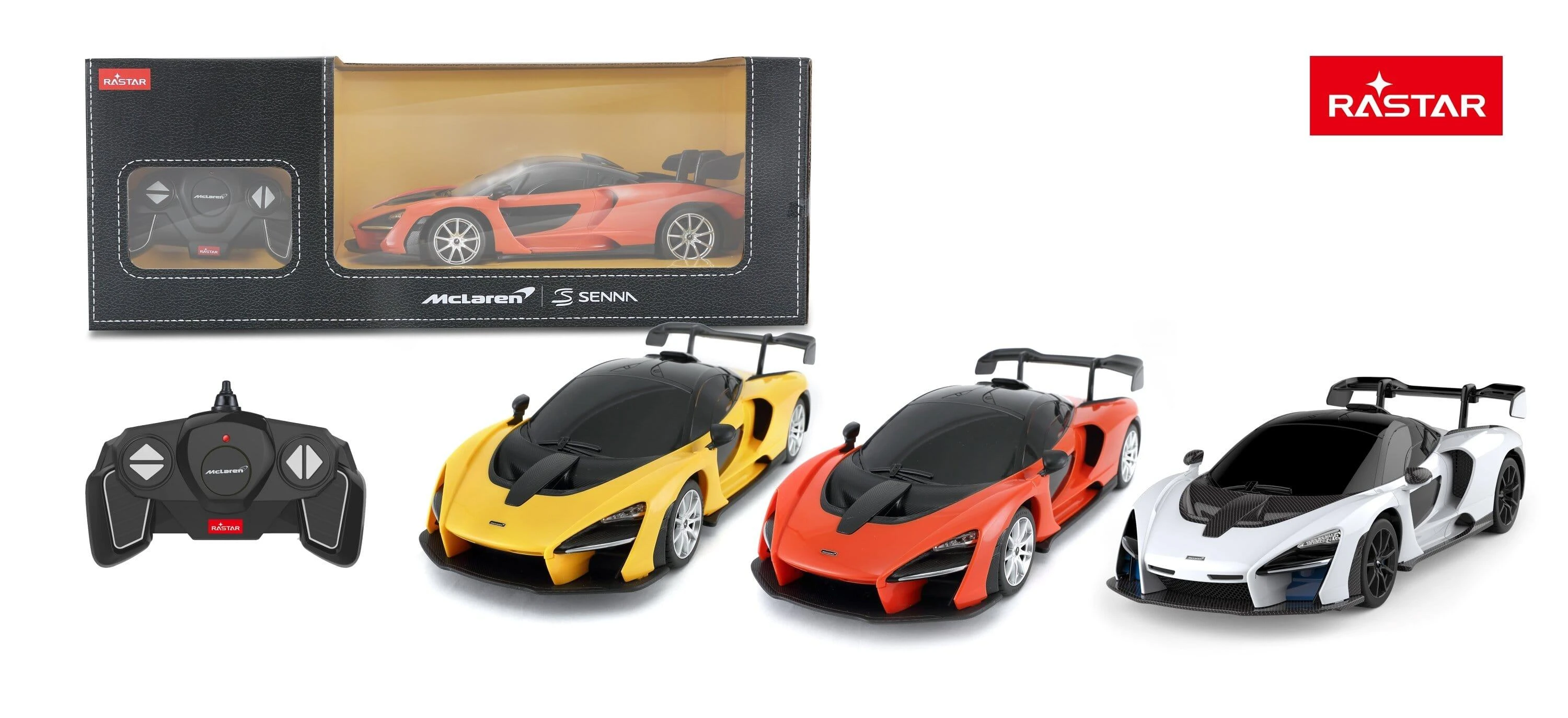 RASTAR 1:18 mastelio valdomas automodelis McLaren Senna, asort., 96300
