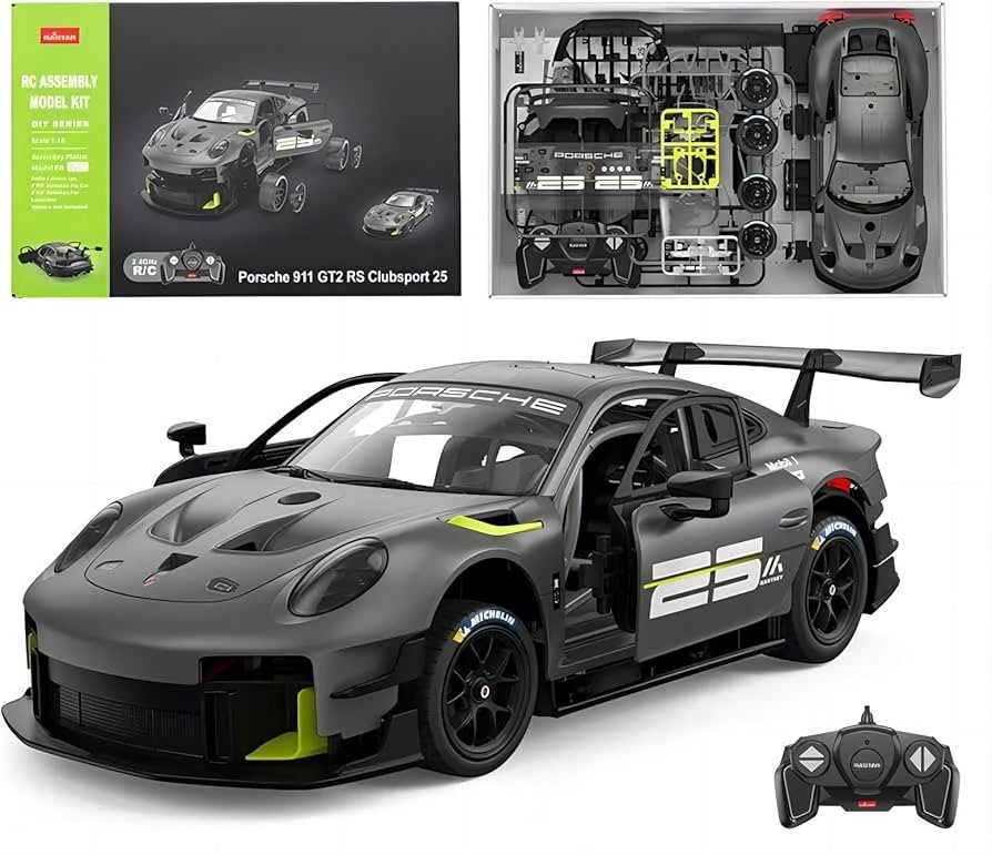 RASTAR 1:18 surenkamas ir R/C valdomas automodelis Porsche 911 GT2 RS Clubsport, 99600