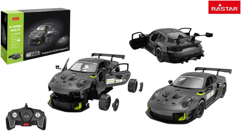 RASTAR 1:18 surenkamas ir R/C valdomas automodelis Porsche 911 GT2 RS Clubsport, 99600