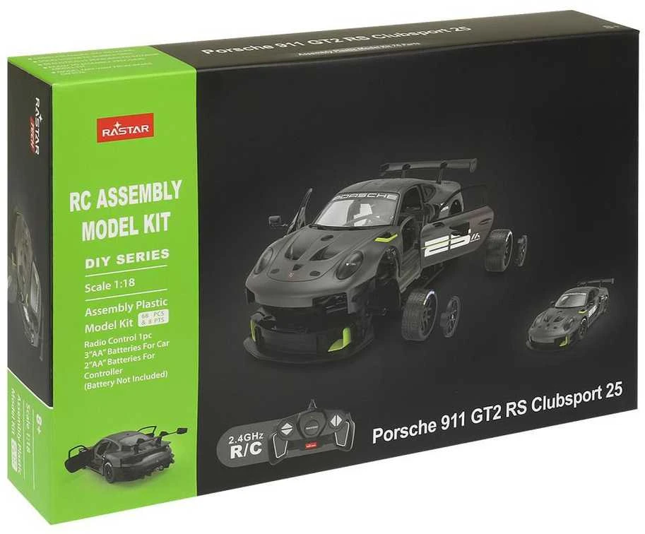 RASTAR 1:18 surenkamas ir R/C valdomas automodelis Porsche 911 GT2 RS Clubsport, 99600