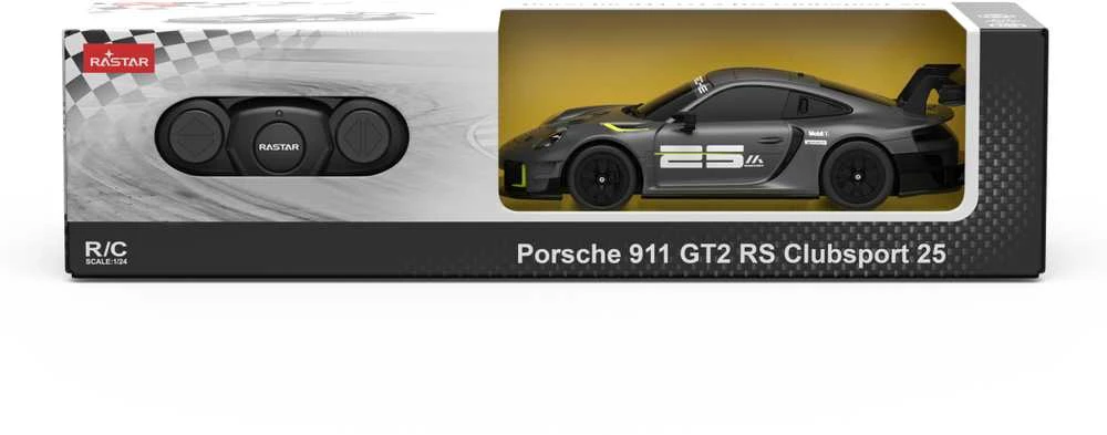 RASTAR 1:24 nuotolinio valdymo automodelis Porsche 911 GT2 RS Clubsport 25, 99700