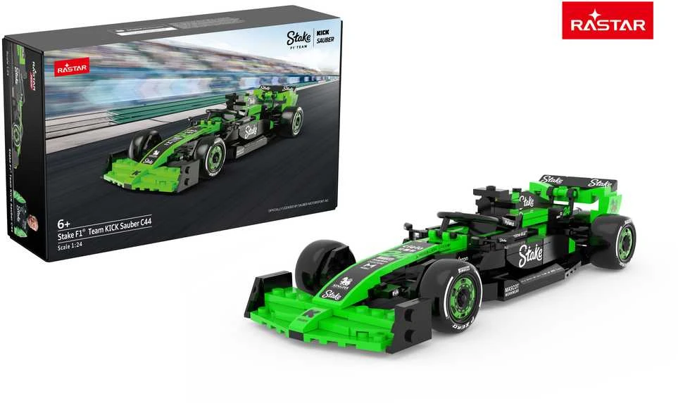 Rastar Group Konstruktorius Stake F1 Team KICK Sauber C44 Blocks automobilis RASTAR Žalias 1:24