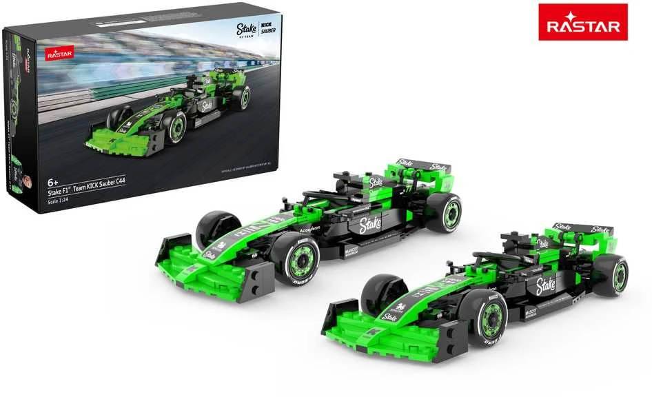 Rastar Group Konstruktorius Stake F1 Team KICK Sauber C44 Blocks automobilis RASTAR Žalias 1:24
