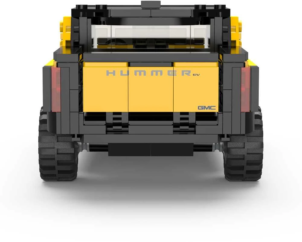 RASTAR 1:30 surenkamas automodelis Hummer EV, asort., oranžinis/geltonas, 454 dalys, 93700