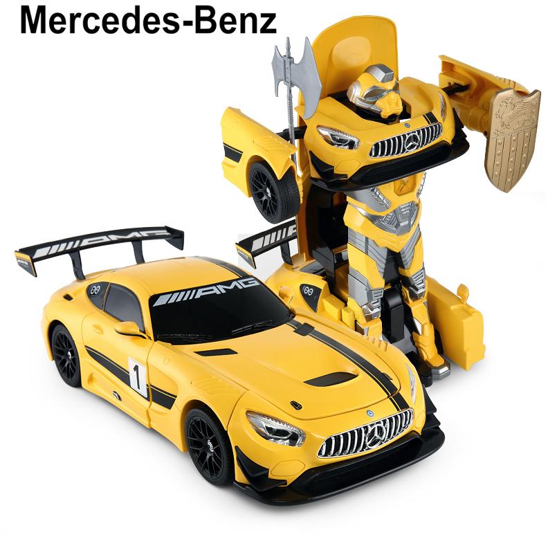 RASTAR automodelis transformuojamas valdomas RC 1:14 Mercedes-Benz GT3, 74800