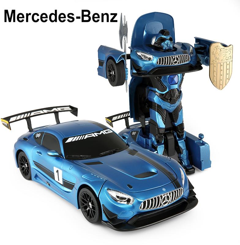 RASTAR automodelis transformuojamas valdomas RC 1:14 Mercedes-Benz GT3, 74800