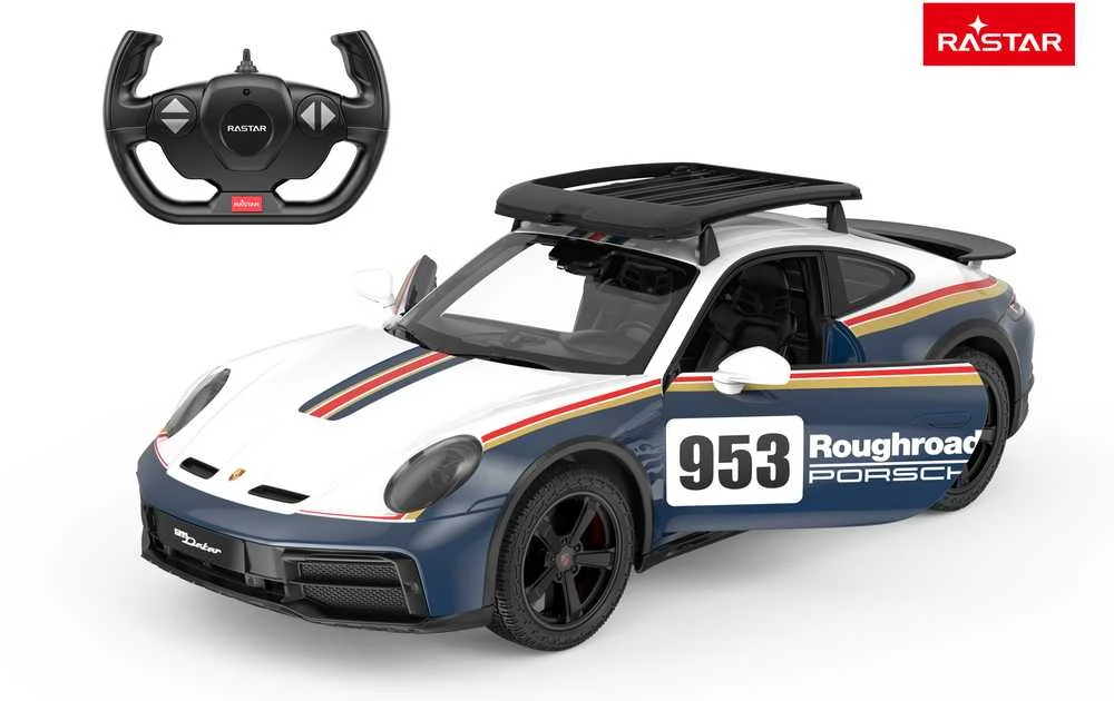 RASTAR R/C 1:14 valdomas automodelis Porsche 911 Dakar Performance, 10131
