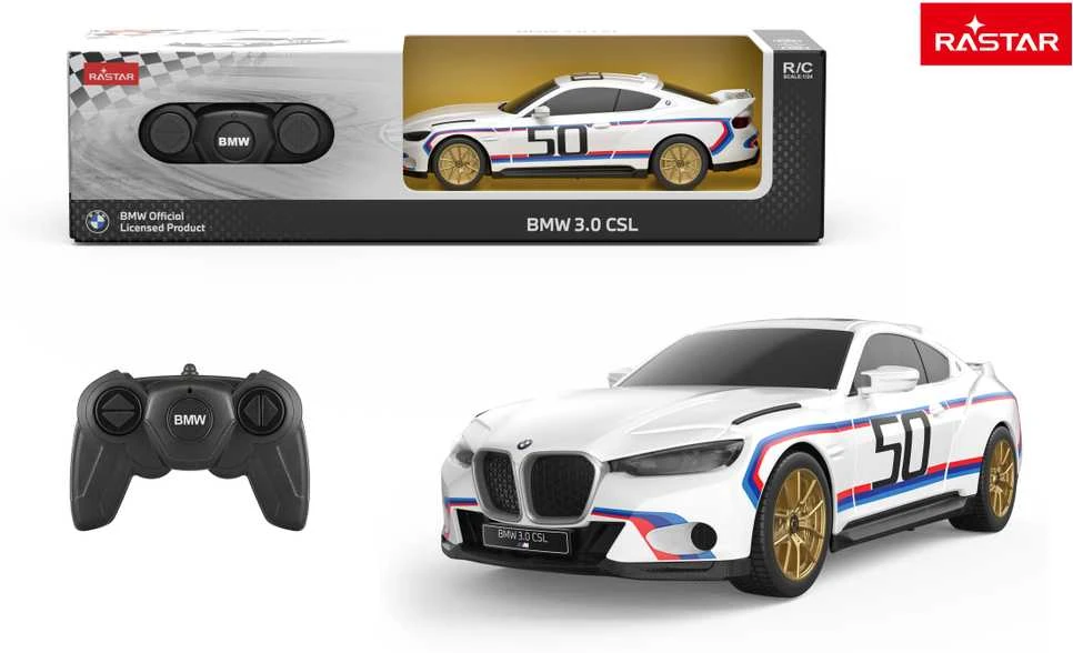 RASTAR valdomas automdelis R/C 1:24 BMW 3.0 CSL, 92900