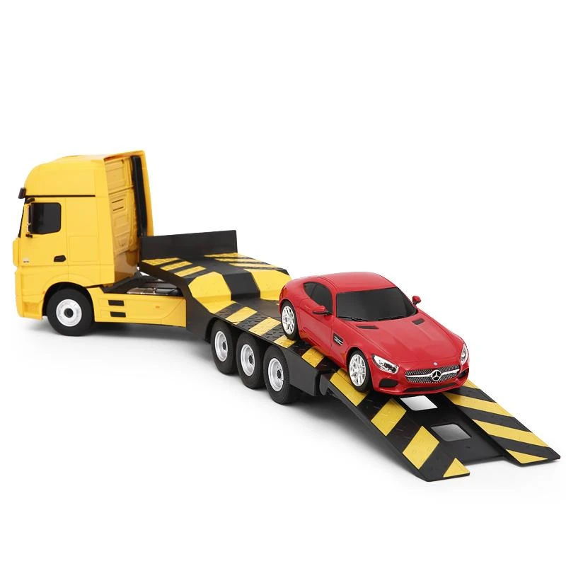 RASTAR vilkikas su automobiliu valdomas RC Mercedes-Benz Actros, asoort.,74940