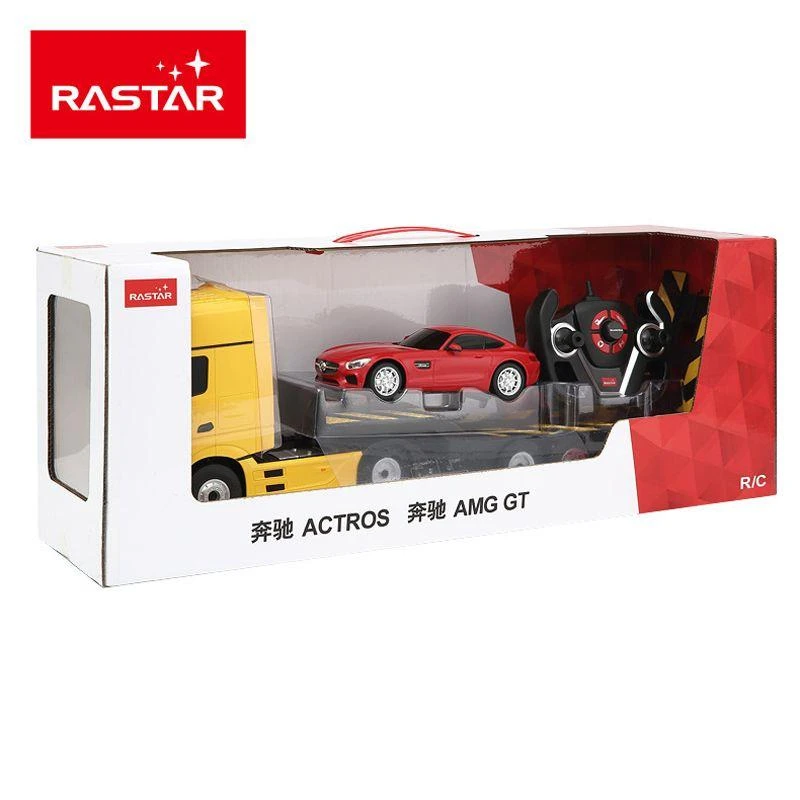 RASTAR vilkikas su automobiliu valdomas RC Mercedes-Benz Actros, asoort.,74940