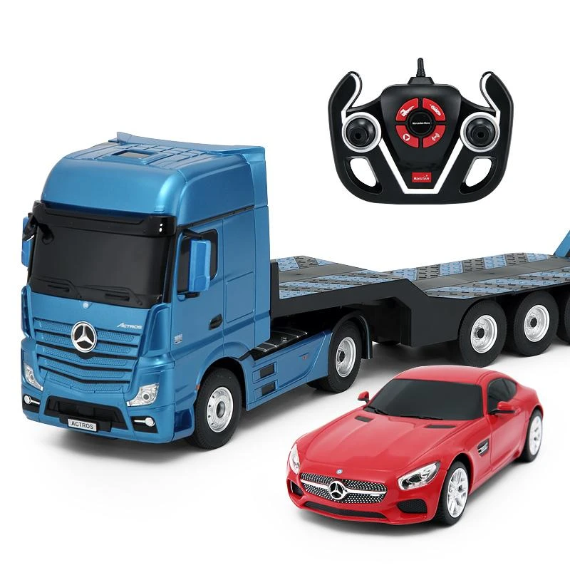 RASTAR vilkikas su automobiliu valdomas RC Mercedes-Benz Actros, asoort.,74940
