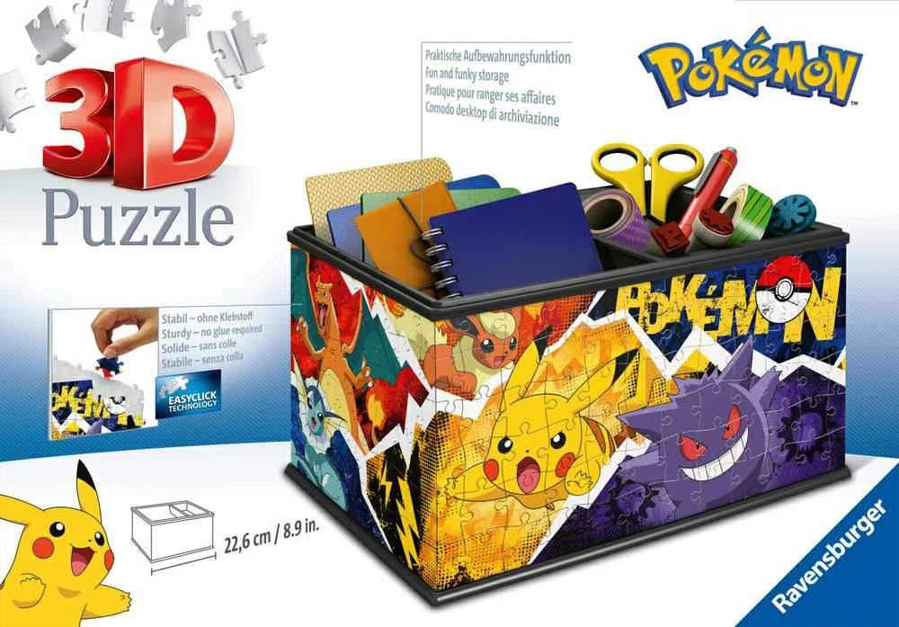 Ravensburger 3D Dėlionė 216 vnt. - Pokémon dėžutė