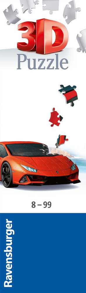 Ravensburger 3D Dėlionė 156 vnt. - Lamborghini automobilis